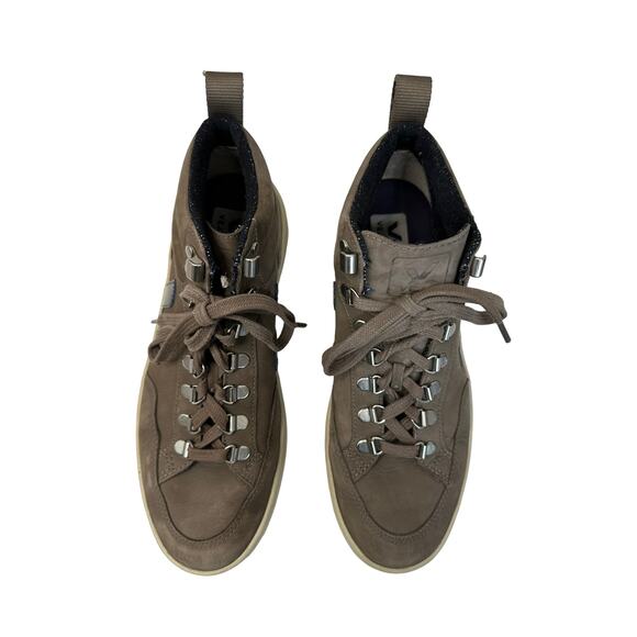 Veja Roraima mid-top hiking sneakers womens size 9 brown blue - Picture 5 of 9